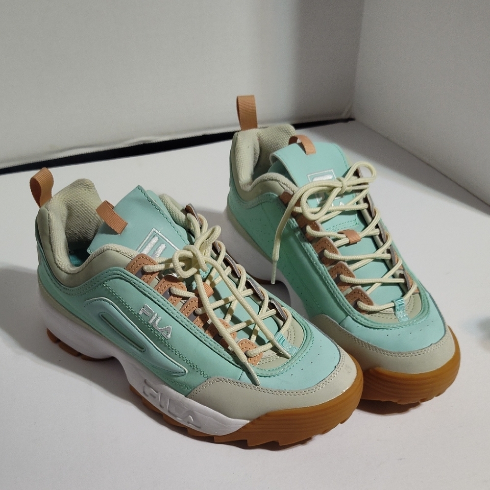 FILA Men's Aqua Disruptors Chunky Sneakers Size 10.5